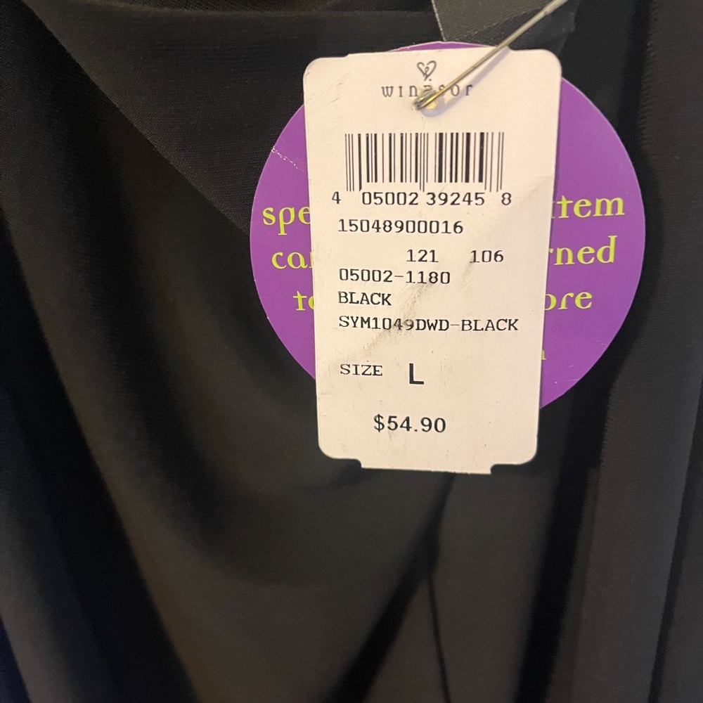 Never worn black one shoulder dress - Picture 4 of 5